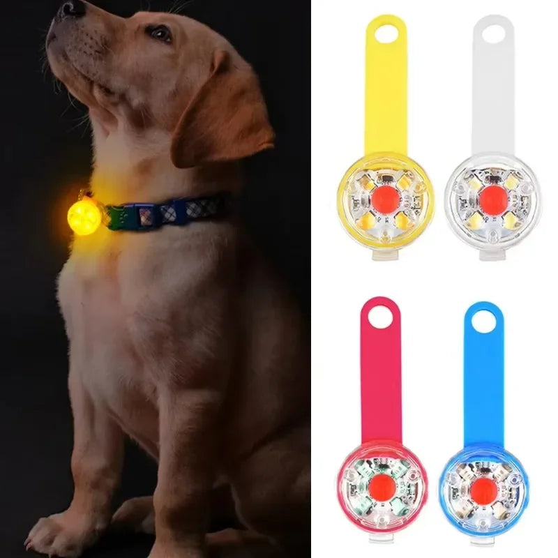 LED Pet Tracking Luminous Pendant Bright Ligh Dogs Collars Dog Wear
