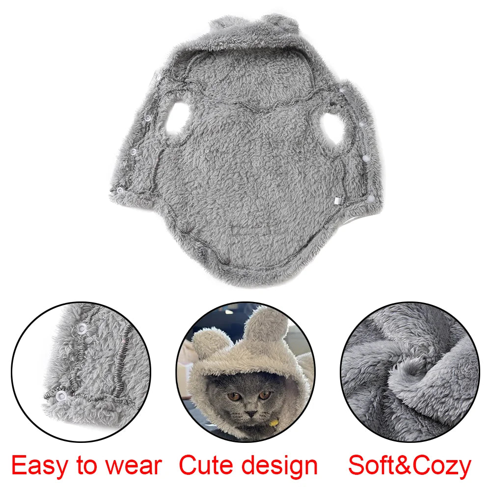 Autumn Winter Cat Clothes Soft Warm Cute Kitten Sweater Pet Fleece