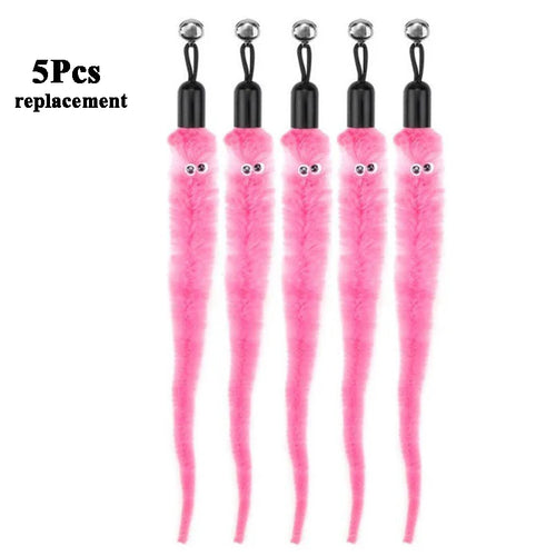 Replace Plush Cat Toy Accessories Worms Replacement Head Funny Cat