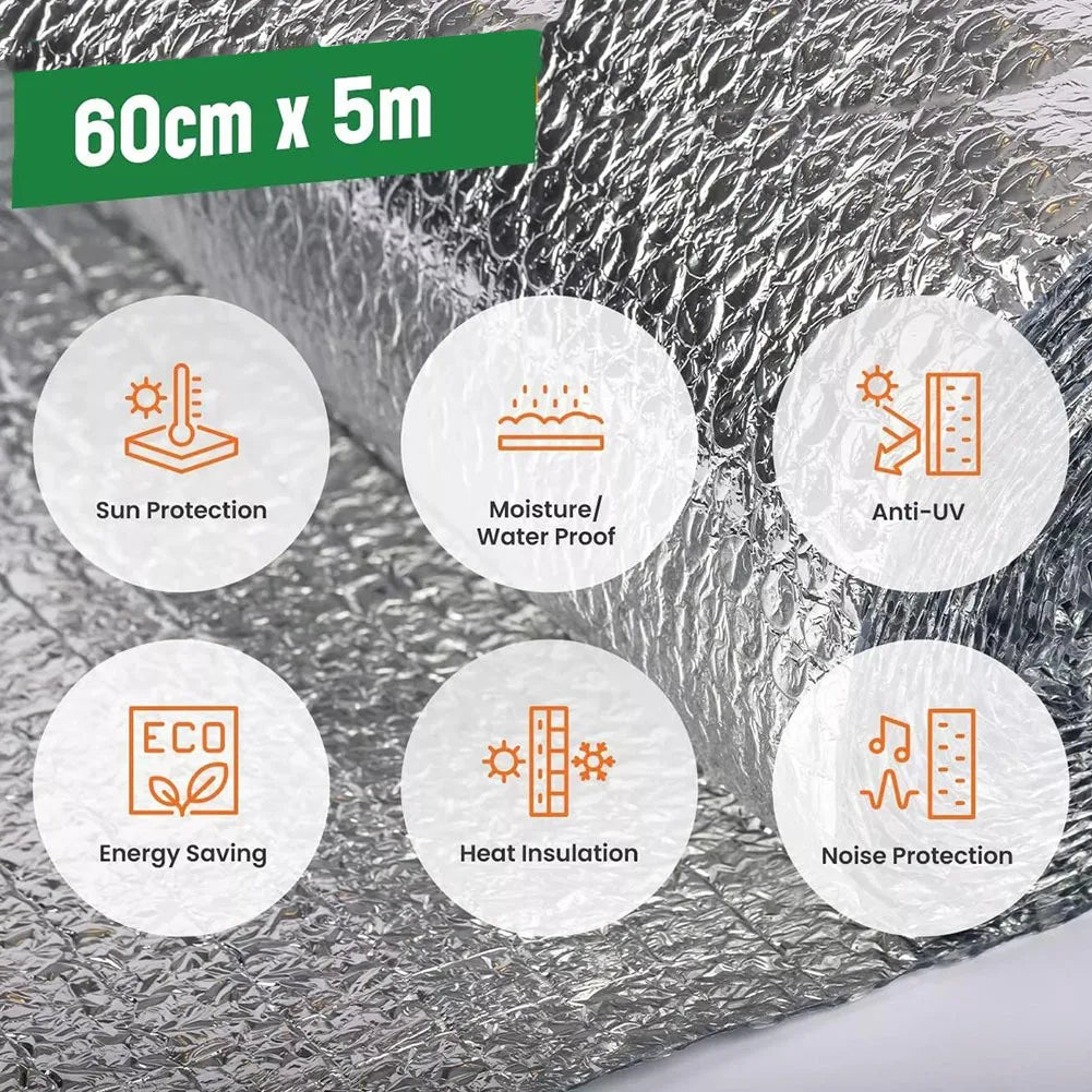 Radiator Reflective Film Wall Sticker Radiator Insulation Foil 5mX60cm