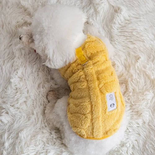 Soft Fleece Dog Clothes Winter Warm Puppy Kitten Pullover Pet Clothes