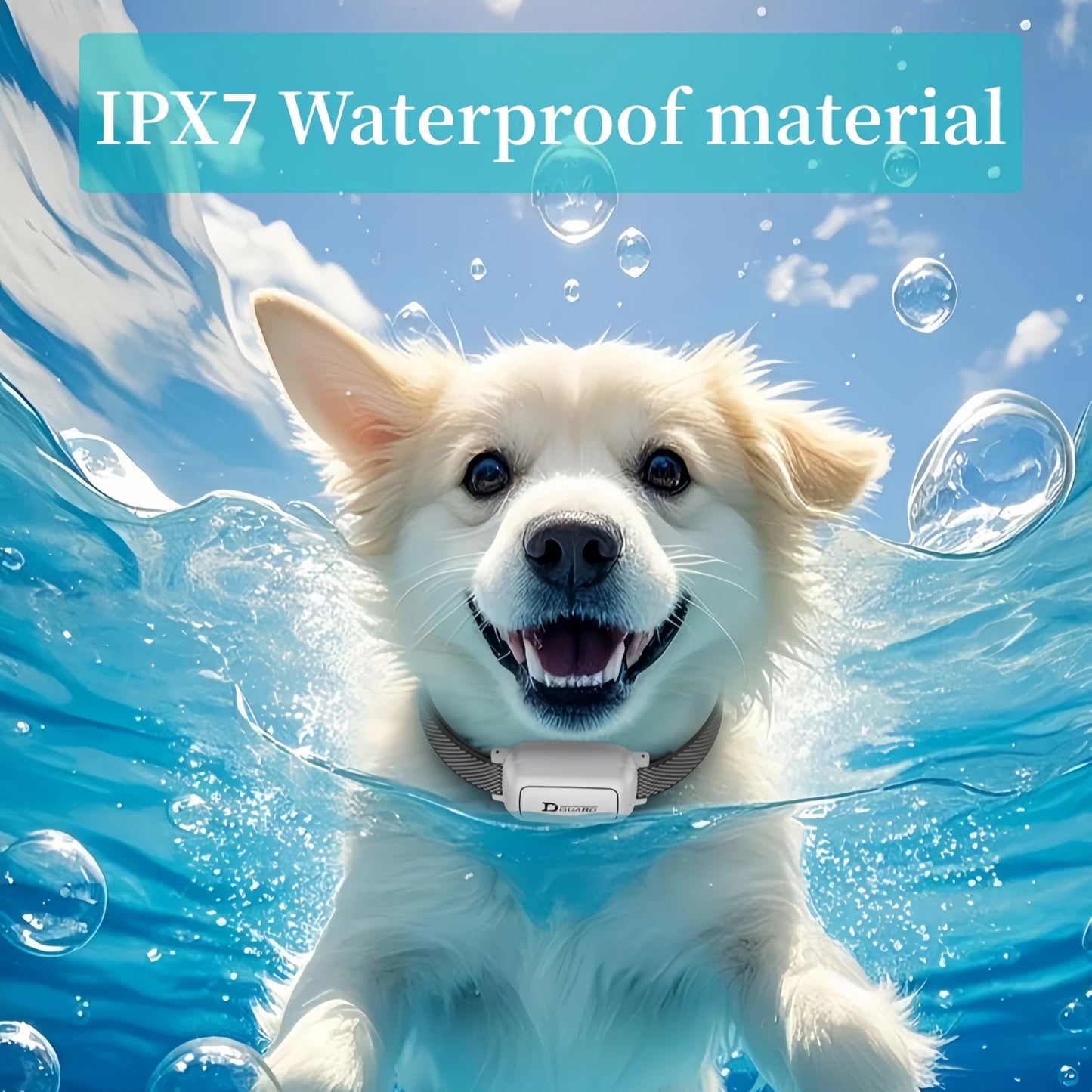 Electric Dog Training Collar Waterproof Dog Bark Collar Pet With