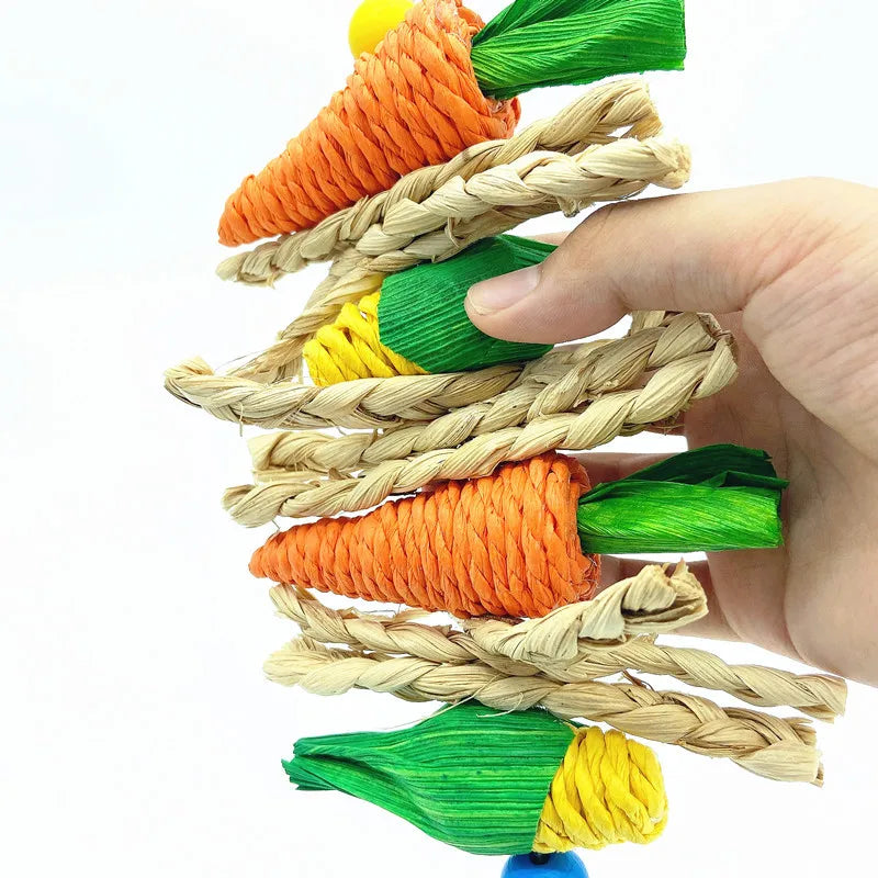 1pc Random Color & Style Handmade Woven Vine, Carrot & Corn Shaped