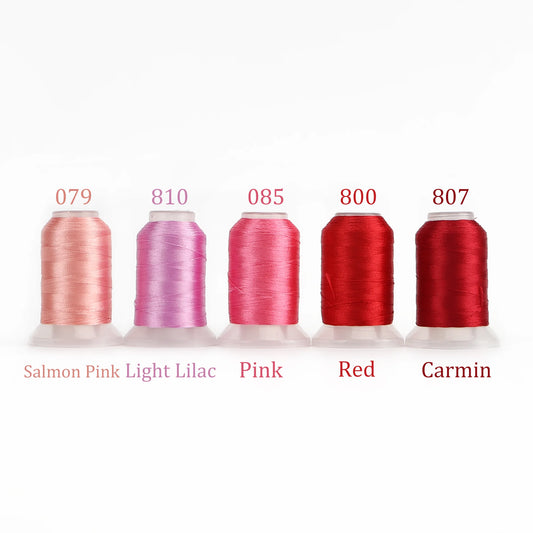 4/5 Brother Colors Set Premium Polyester Embroidery Thread 500 Meters