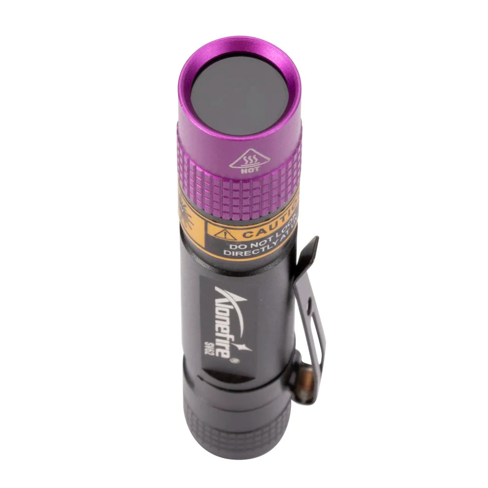 SV62 3W UV 365nm LED Flashlight AAA Mini Pen Ultraviolet Torch Money