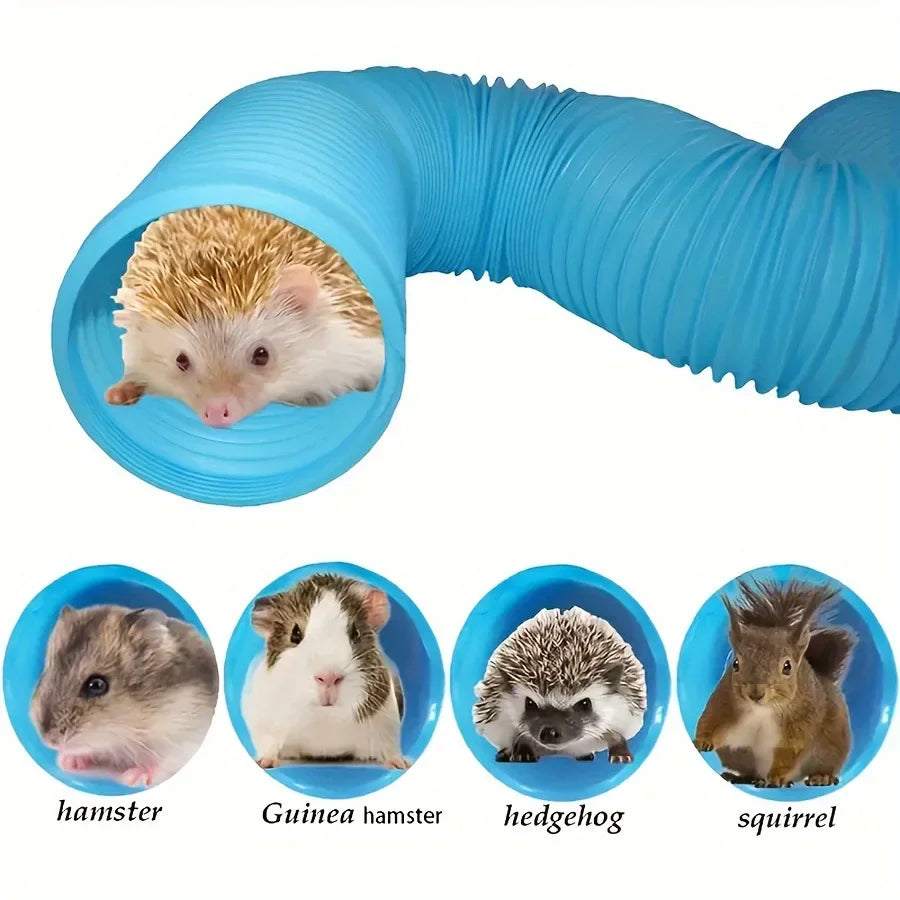 Small Pet Fun Tunel Telescopic 100cm Pipe Ferret Supplies Training