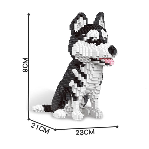 KNEW BUILT Dog Model Mini Building Block Toys Set for Kid Boy Girls