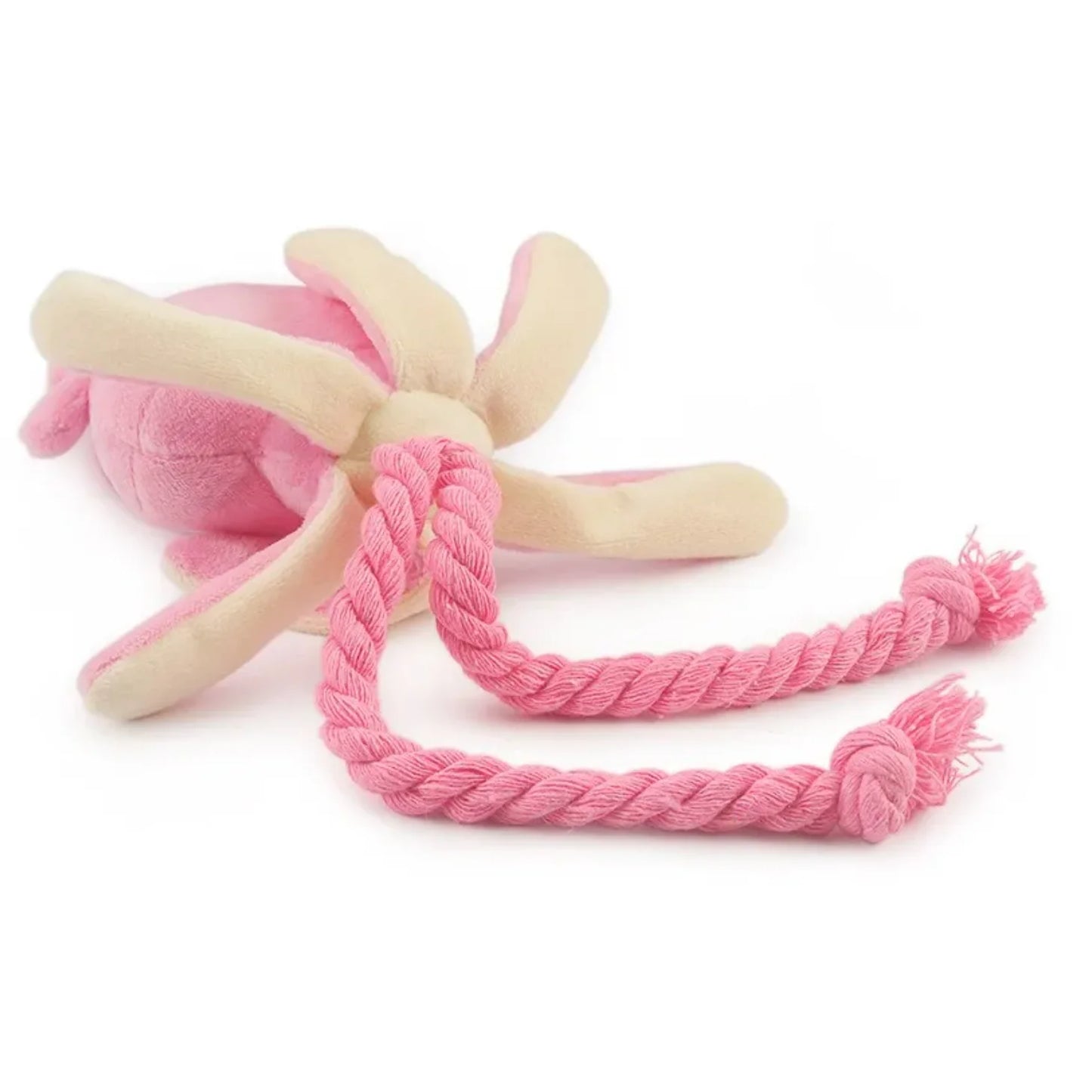 Squid Puppy Pet Dog Chew For Lovely Pink Teeth Cleaning Pet Toys