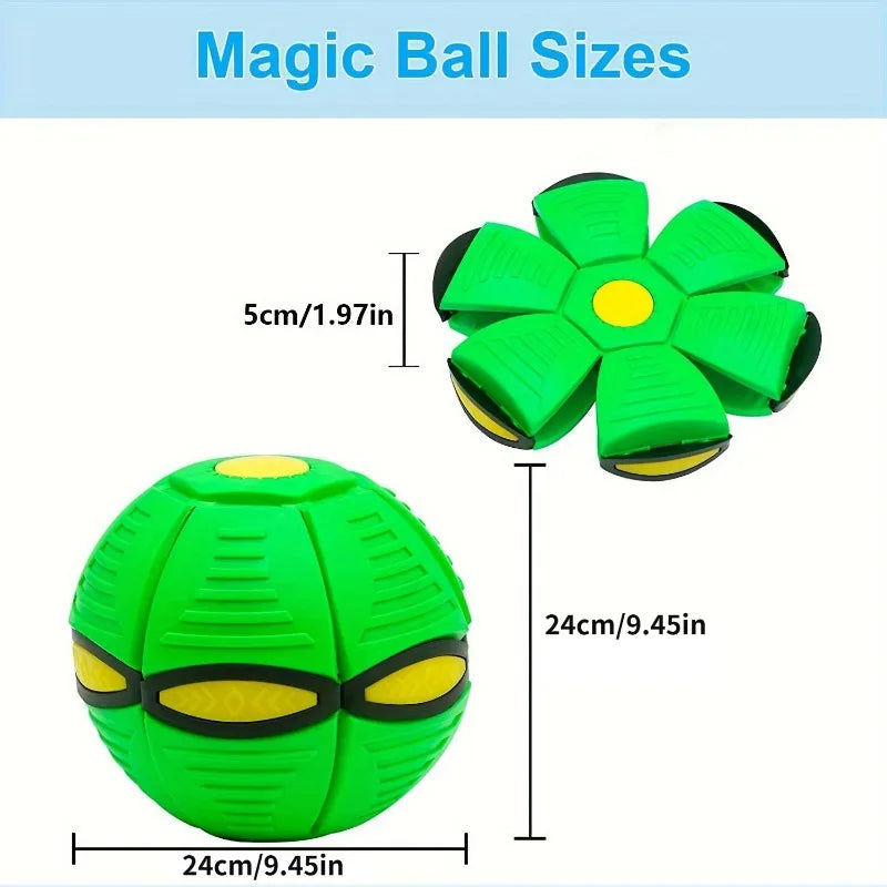Flying Saucer Bouncing Ball Is A Durable Elastic and Fun Dog Pet Toy