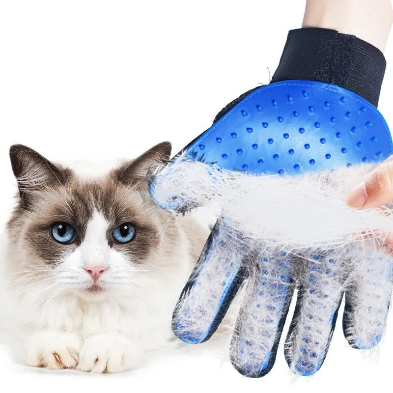 1PC Cat Hair Remove Gloves Rubber Pet Beauty Cleaning Grooming