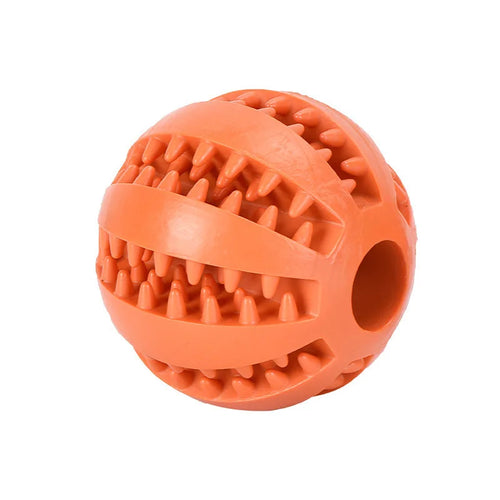 Interactive Dog Food Ball Rubber Chew Toy for Small to Large Dogs And
