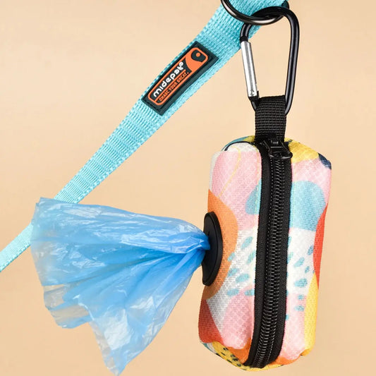 Abstract Designer Print Cute Design Pet Poop Bag Holder Dispenser