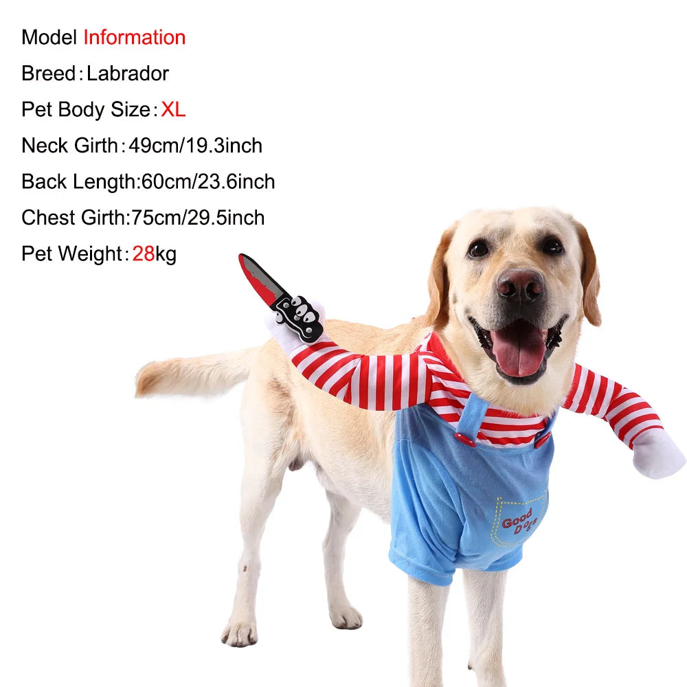 Dog Cosplay Costume For Small Medium Large Dogs Cats Halloween Party