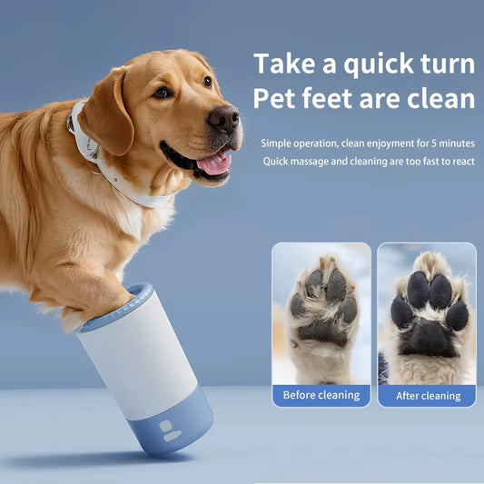 Pet Foot Washing Machine Electric Pet Paw Cleaner Automatic Dog Quick