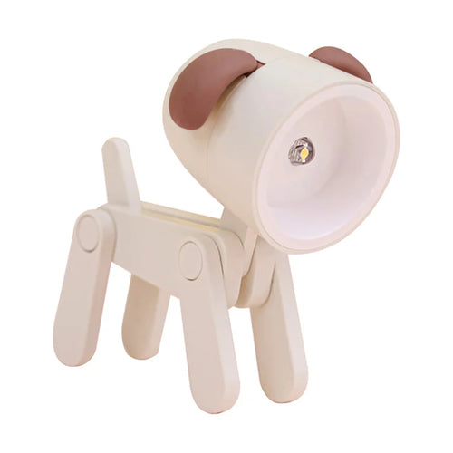 Mini Led Night Lights Folding Desk Lamp Cartoon Cute Pet Dog Deer