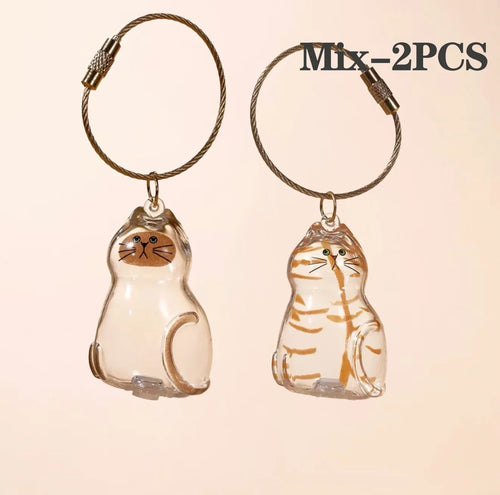 Pet Hair Memorial Keepsake Box & Bottle - Transparent Storage