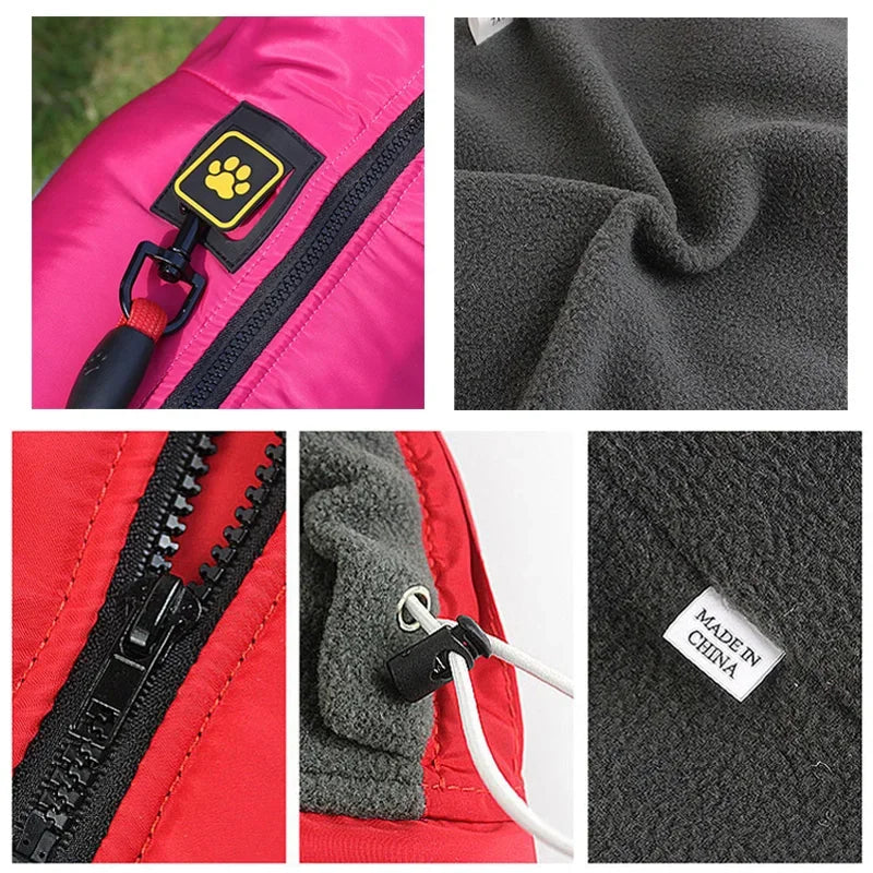 Waterproof Dog Clothes for Large Dogs Winter Warm Big Dog Jackets