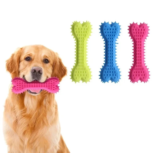 1/3pcs Pet Bone Shaped Dog Chew Toys Teeth Cleaning Chew Toys, Dog