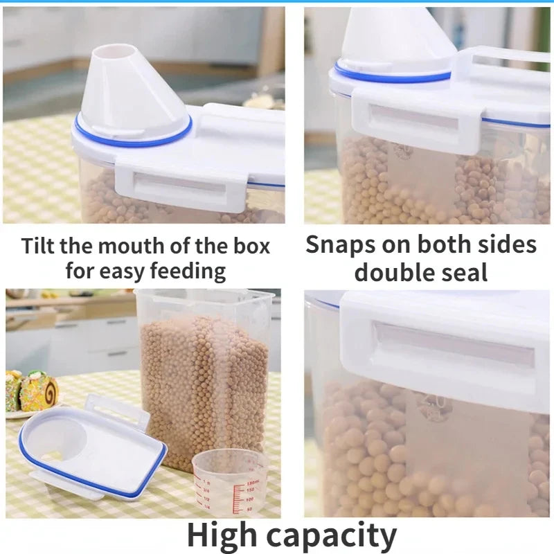 Premium Pet Food Storage Container with Airtight Seal - Durable, Large