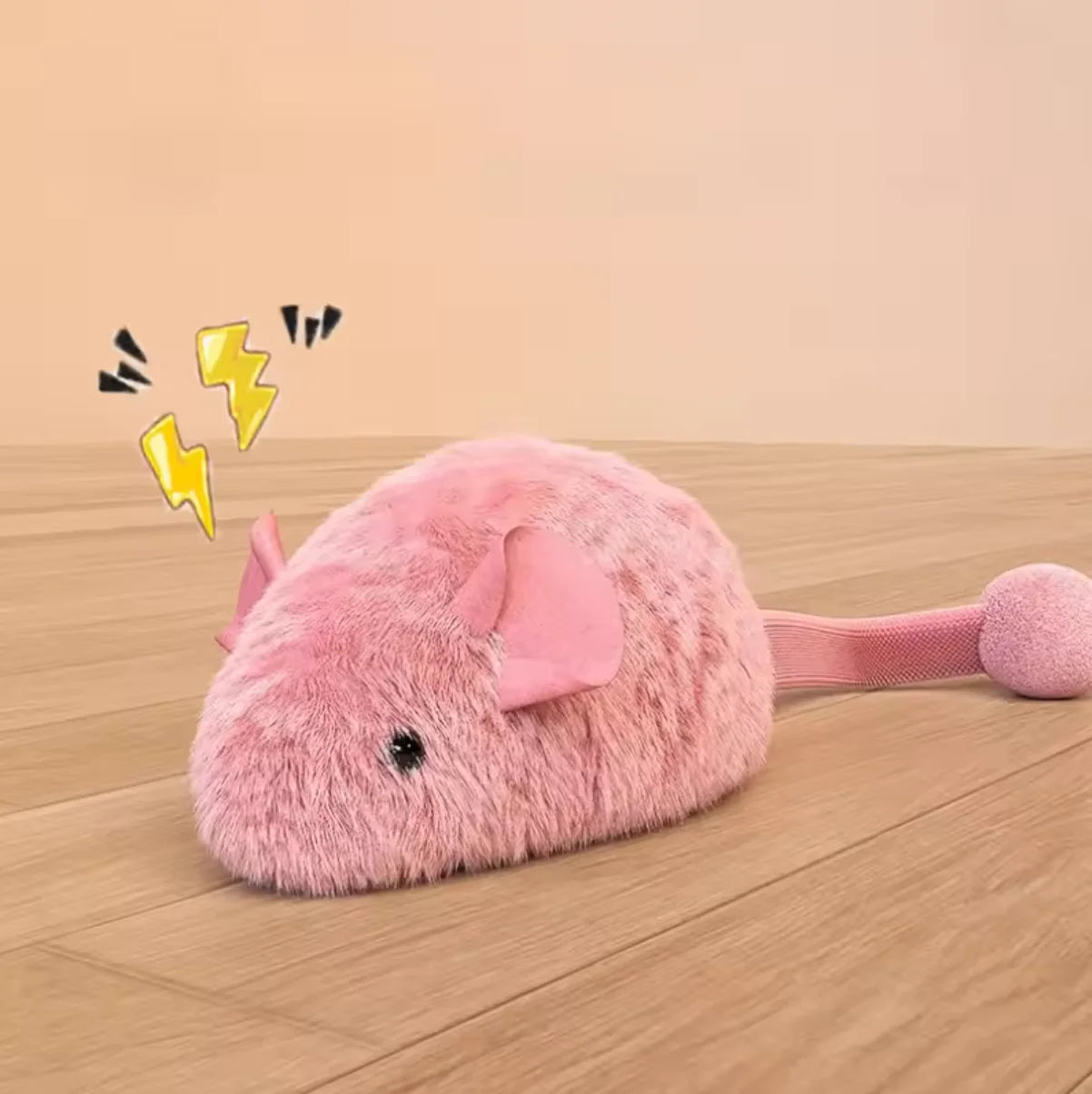 Interactive Plush Mouse Cat Toys Simulation Mice Kitten Self-Playing