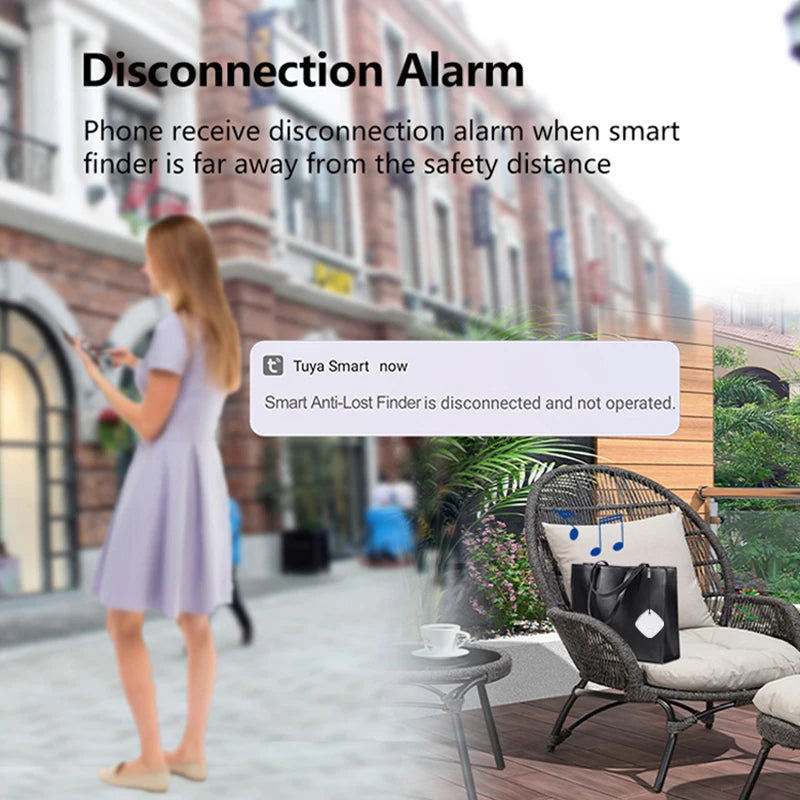Tuya Smart Tag Anti-Lost Alarm Wireless Bluetooth Tracker Suitcase Key