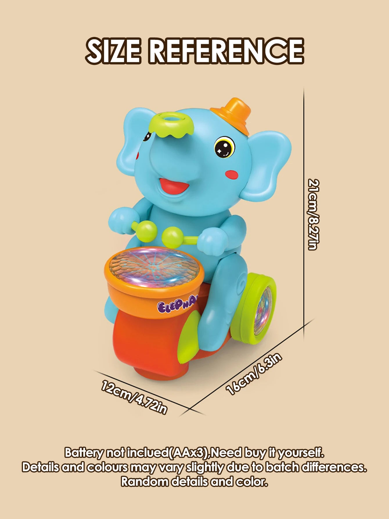 1pc funny elephant toy car,Electronic Suspended blowing ball pet toys