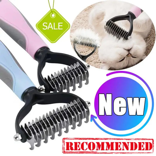 New Professional Pet Cat Hair Removal Comb Brush Dog Grooming Shedding