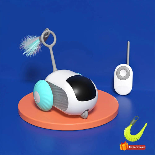 Smart Cat Toy 2 Modes Automatic Moving Remote Controlled Toy Car for