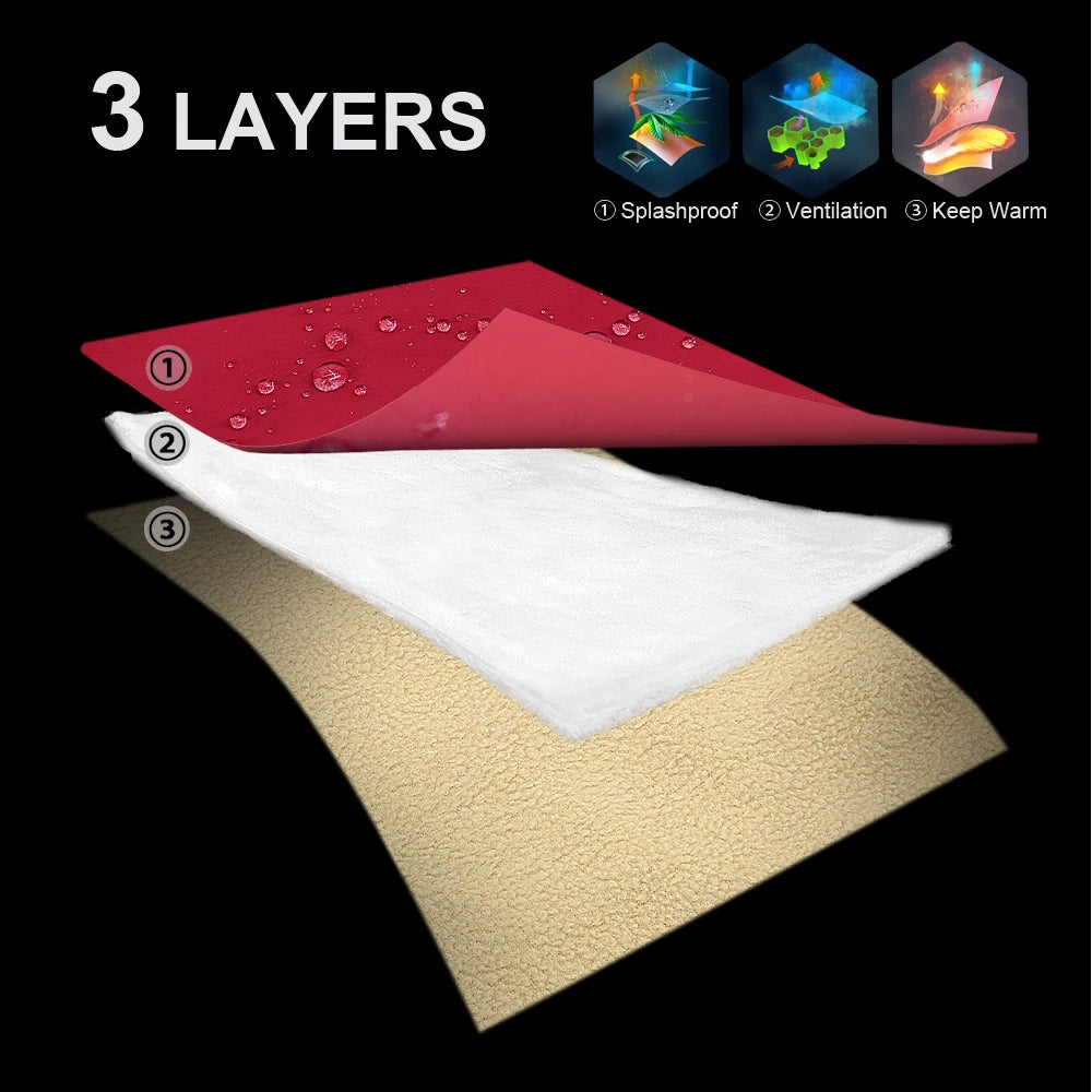 Super Warm Thick Dog Clothes Waterproof Dog Coat Jacket For Medium
