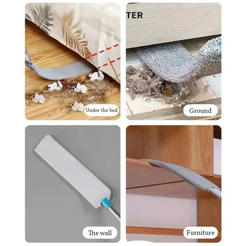 Long Handle Mop Telescopic Microfiber Duster Brush Gap Dust for