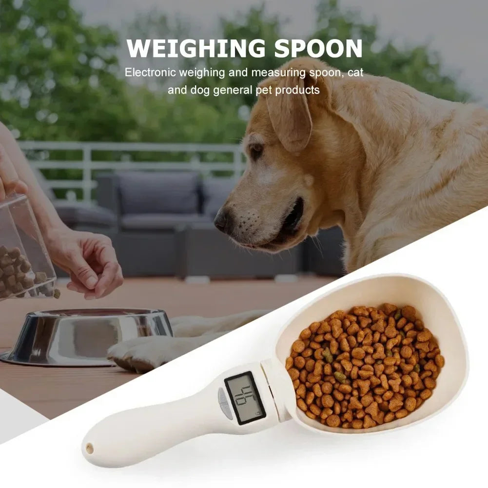 Pet Food Measuring Scoop Electronic Dog Cat Food Measuring Cup Digital
