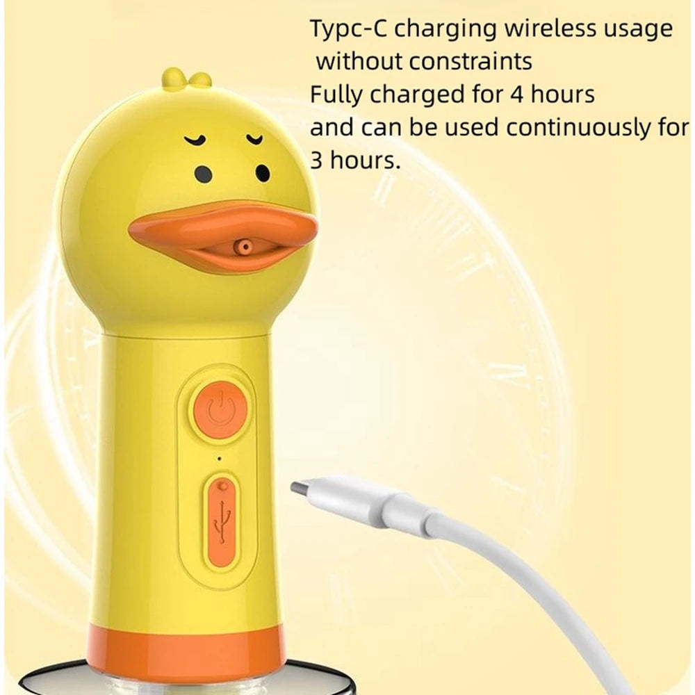 Yellow Duck Pet Cleaning Bathing Electric Foam Machine Usb Charging
