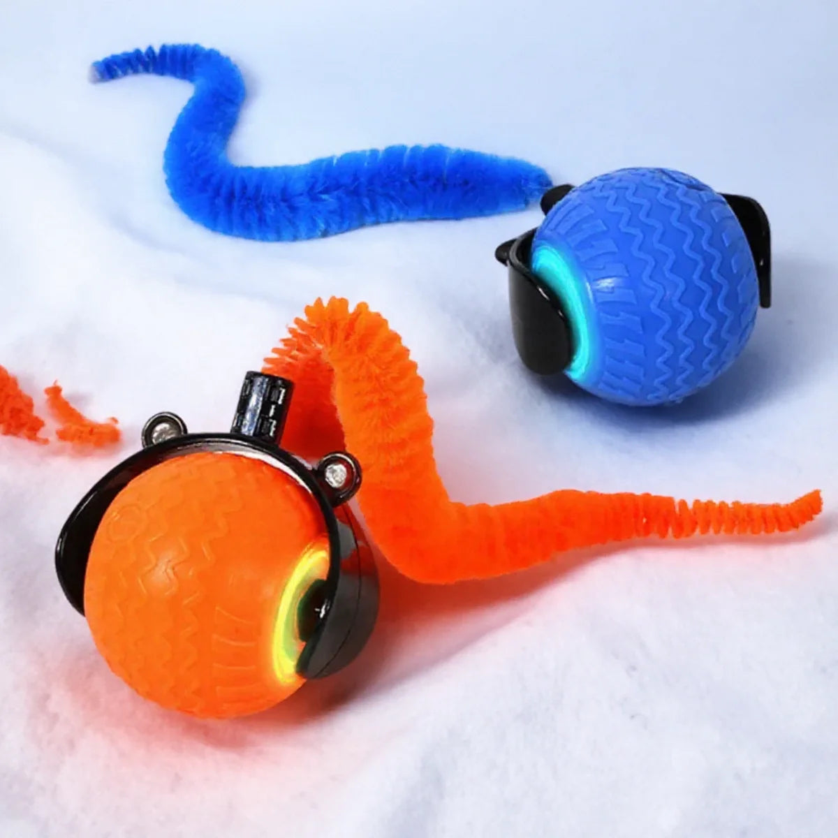 Automatic Rotating Smart Obstacle Avoidance LED Interactive Cat Toy