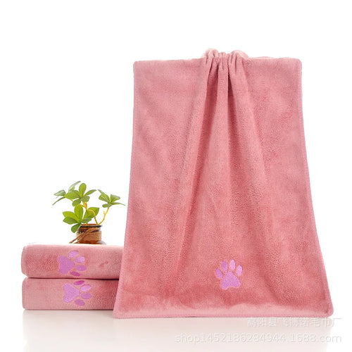 1Pc Pet Towel Soft, Thickened and Quick-drying Small Large Dog Cat
