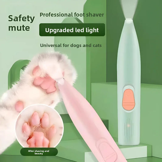 Pet electric clipper, pet foot hair trimmer, 360 ° pet hair trimmer,