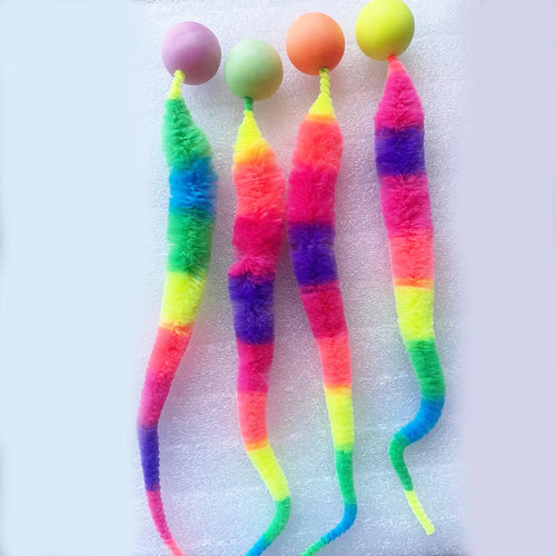 Cat interactive toys Tickle Cat Colorful bouncing ball Pet supplies