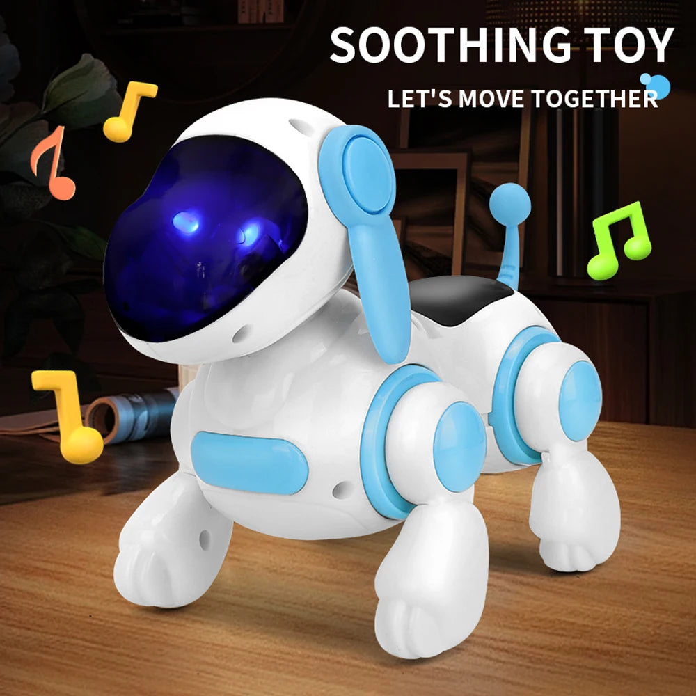 Smart Interactive Robotic Dog,Simulated Walking, Light, Sound, Music,