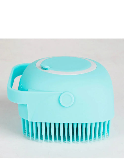 Silicone Pet Bath Brush for Puppy Dogs, 2 in 1 Pet Bath Brush Soft