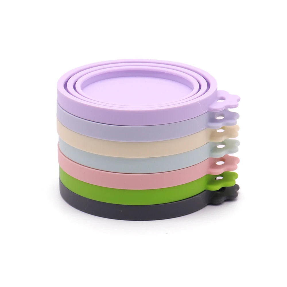 1 Reusable Silicone Pet Can Lid Bpa Free, Suitable For Most Sized Dog