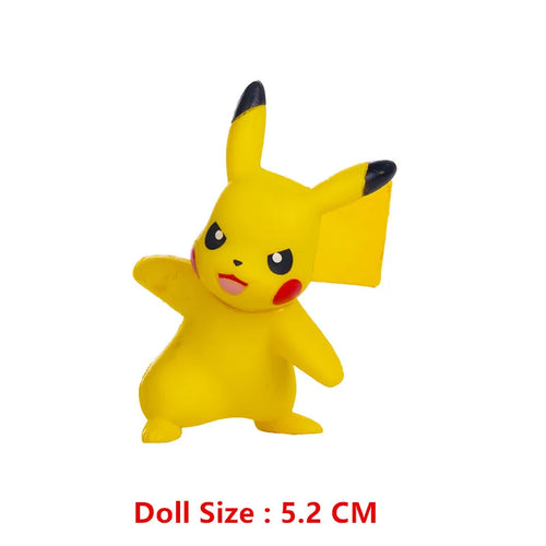 New Pokemon 4-13Cm Cartoons Movie Anime Figure Pikachu Lucario Mewtwo