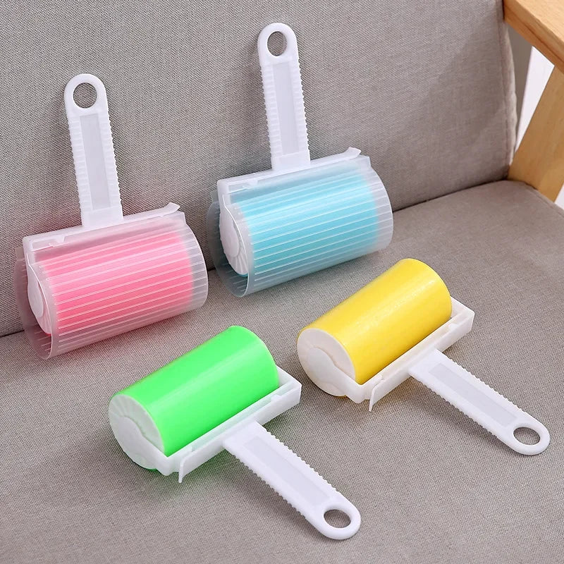 Washable Clothes Hair Sticky Roller Reusable Portable Home Clean Pet