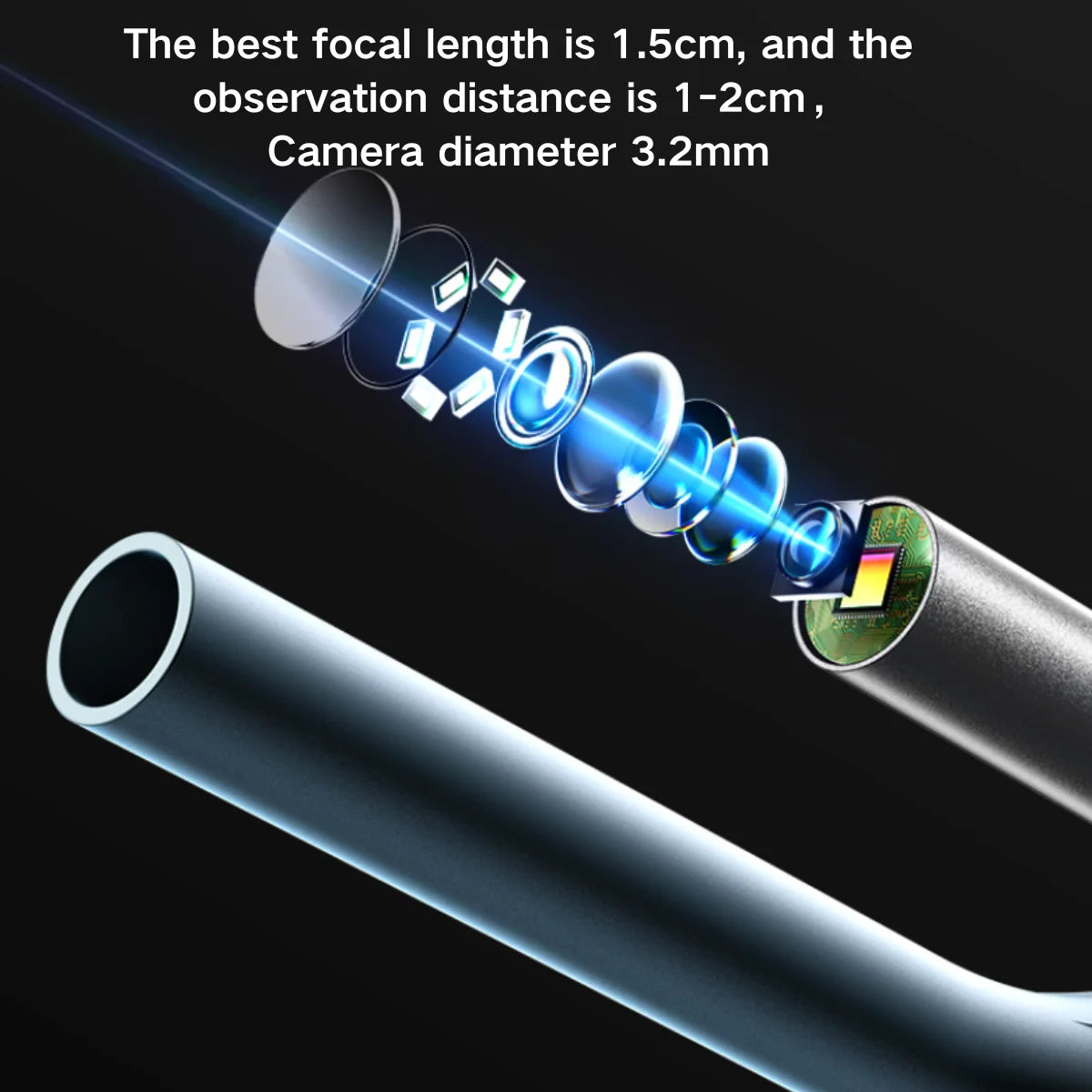 1.8’’ Screen Ear Camera Instant On/Record, Home & Pet Otoscope for