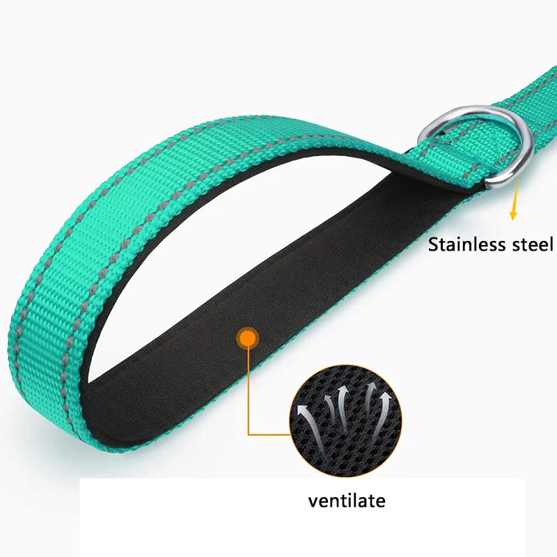 Cats Dogs Harness Collar Lead Strap Night Reflection Dog Pet Towing