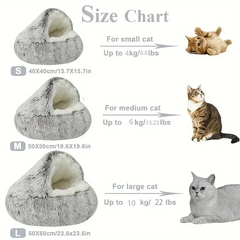 Autumn and Winter soft plush pet bed and pet bed Winter warm and cold
