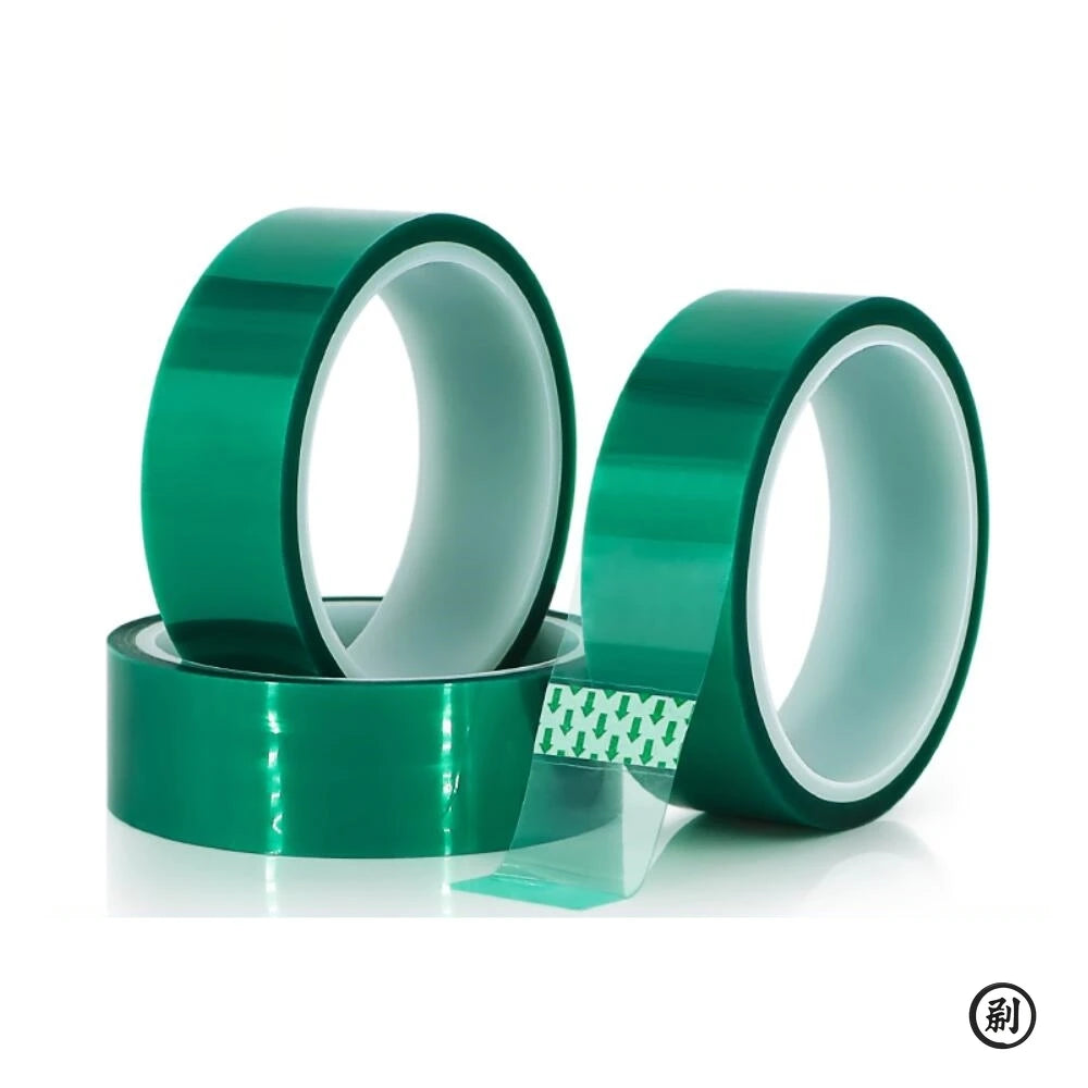 Green Polyester Hi-Temp Masking Tape PET Tape With Silicone Adhesive,