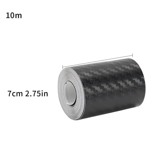 Nano Carbon Fiber Car Body Film DIY Paste Protector Strip Car Door