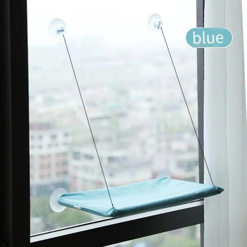 Ultra Soft Cat Window Hammock Bed Securely Mounted Space Saving Cat