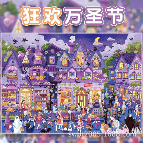 Plus Size Kawaii Festival Collection Series 3D Cartoon Miniature Scene