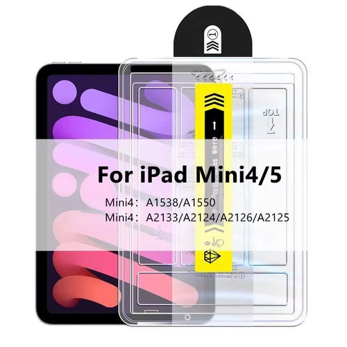 Easy Install Tempered Glass for iPad Pro 13 11 M4 M3 M2 for iPad Air