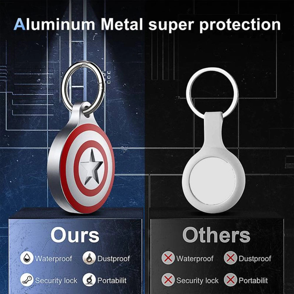 For Airtag Case IPX8 Waterproof Keychain for Apple Air tag Holder